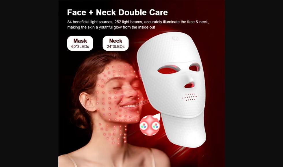 LED Red Light Therapy Face Mask