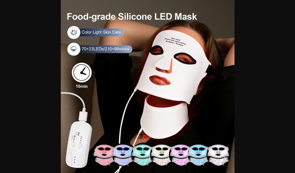LED Red Light Therapy Face Mask