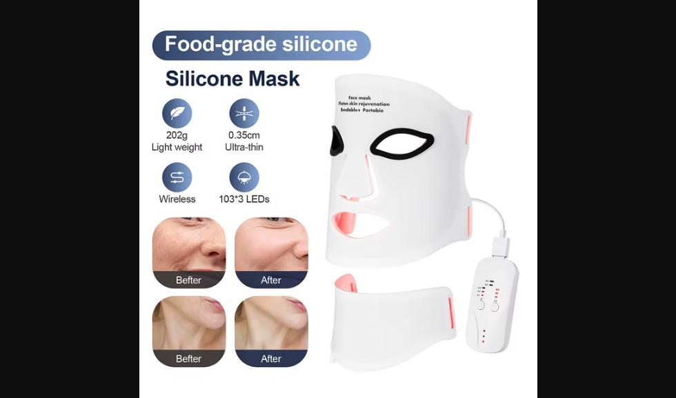 LED Red Light Therapy Face Mask