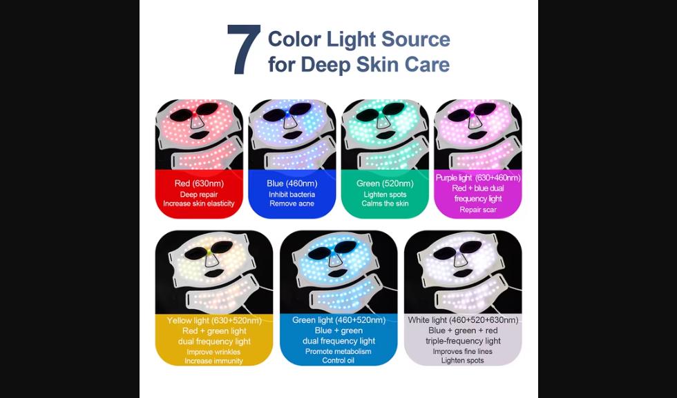 LED Red Light Therapy Face Mask